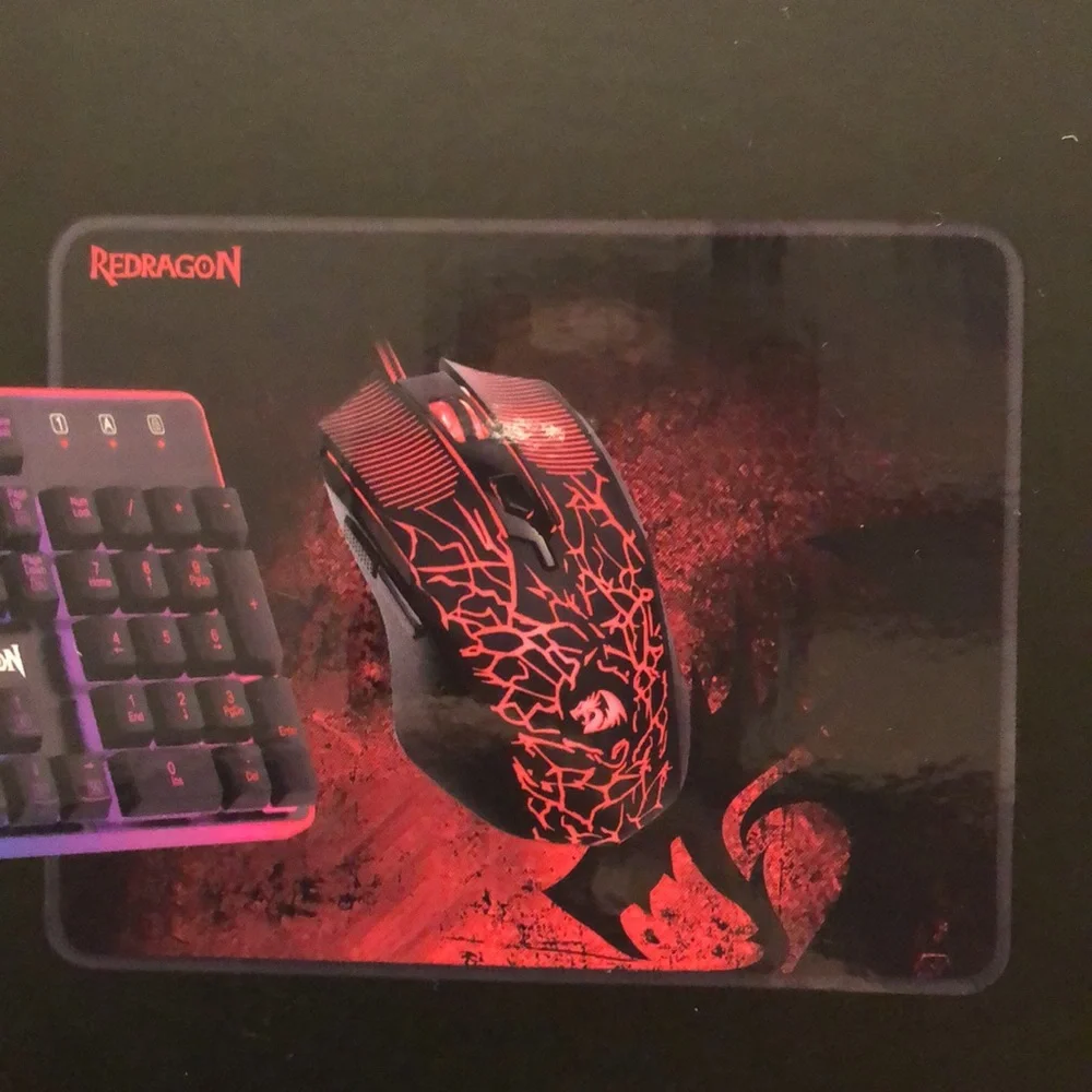NWT unopened Redragon gaming essentials Keyboard/Mouse/Mousepad